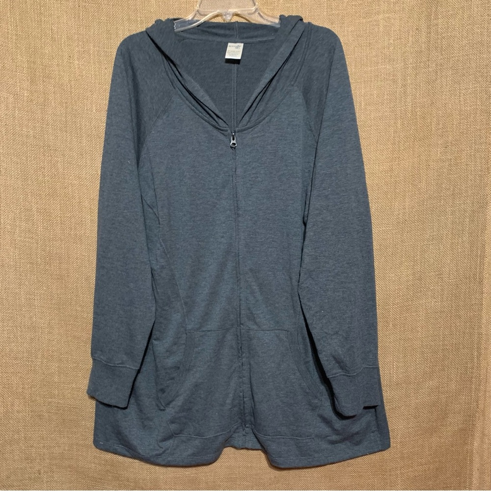 Terra & Sky Women's Plus Size Fleece Hoodie Jacket